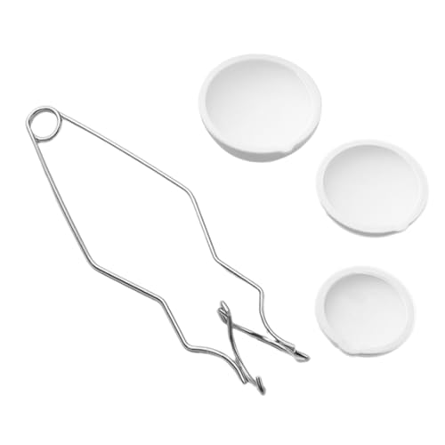 CORHAD Crucible Clamp Metalworking Tool Crucible Tongs Casting Tong Jewelry Melting Kit Steel
