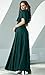 KOH KOH Womens Short Sleeve Ruffle Elegant Modest Dressy Wedding Guest Prom Bridesmaid Cocktail Party Flowy Long Tall Formal Maxi Dress Dresses Gown Gowns, Emerald Green L 12-14