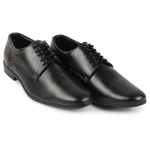 FAUSTO Men's Formal Office Dress Lace Up Derby Shoes
