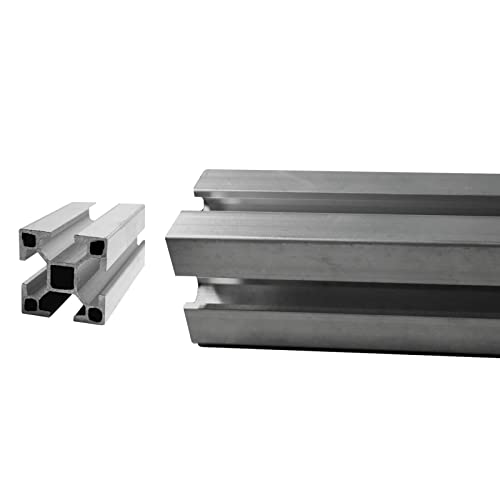 Profilé solaire alu 40x40mm de 2m de long couleur argenté pour montage de panneaux photovoltaïques
