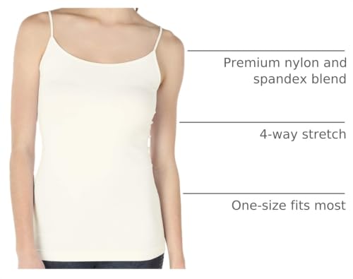 Image of NIKIBIKI Women Seamless Basic Camisole, Made in U.S.A