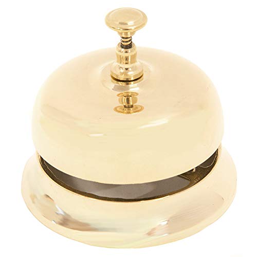 Hotel Restaurant Pub Sonnette à bouton classique laiton aspect Cover