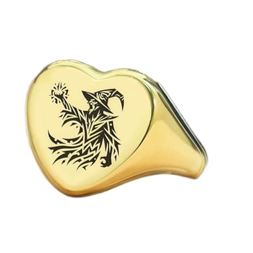 Bague de magicien cœur en argent hypoallergénique pour peaux sensibles