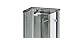 K-Möbel Vitrina de Cristal en Plata (176x37x33 cm) con 4 estantes de...