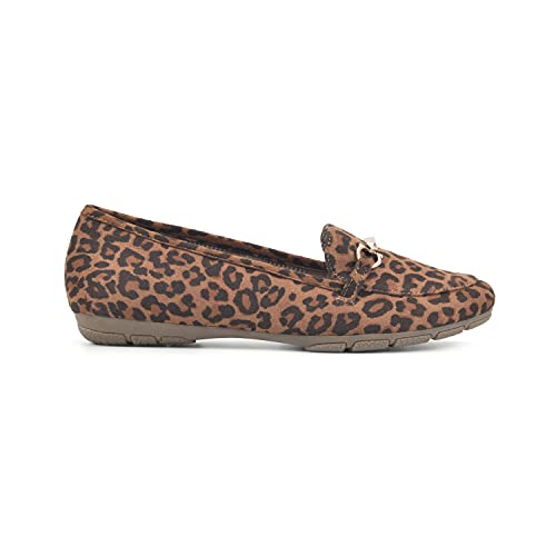 Image of CLIFFS BY WHITE MOUNTAIN Women's Glowing Cushioned Loafer Flat