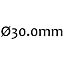 Diameter: Φ30.0mm