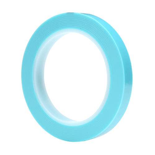 Image of Scotch 72246-case High Temperature Fine Line Tape, 4737T, 1 /4 inch x 36 yd. 5.4 mil, Translucent Blue (44)