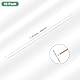 M METERXITY 10 Stück Kupfer Rundstab 0,8 mm Durchmesser 30 cm Länge T2 Lager Massiver Kupferstab Drehbankstange für Metallhandwerk DIY/Gartenbau/Industrie/Dekoration Reines Rohr