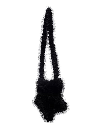 Verdusa Women's Fuzzy Crossbody Tote Bags Furry Shoulder Bag Purse Handbag2