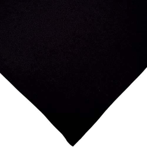 Guardanapo de Tecido Oxford Preto 40cmx40cm com Anel - 4 unds