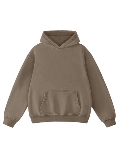 Image of Hatant Oversized Hoodie Sweatshirts for Men Couples Heavyweight Hoodies Pullover Vintage Mens Acid Wash Sweaters Clothes 2026