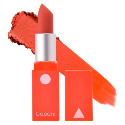 BOEAN Mood Velvet Lipstick (Volos Sunset) Matte Lipstick Soft All Day Long Lasting Smudge-resistant Natural Red Color, 1 Count