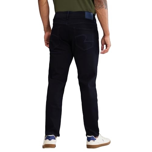 Image of Spykar Men's Kano Slim Fit Mid-Rise Jeans (Ankle Length)