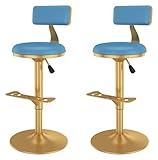 Elegante sgabello da bar per migliorare la qualità della cucina, robusto e stabile senza agitare, questo sgabello da bar offre comfort e una seduta dulong. La base in schiuma dello sgabello è progettata per proteggere il pavimento da graffi o crepe. Dai alla tua sede un nuovo look.