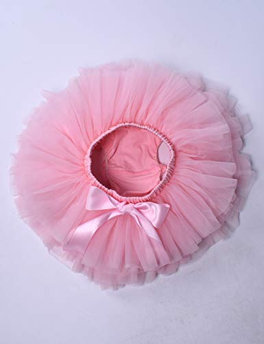 Image of Baby Girls Tutu Bloomers Diaper Cover Cotton Tulle Bloomers and Headband Set