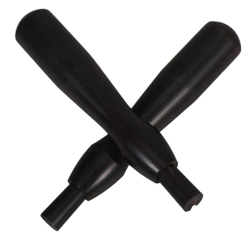 IWOWHERO Elegant Sandalwood Felting Needles Handle Set Reversible for Needle Felting for Family Craft Time