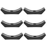 Ciieeo 6 Stück Hantelhalterungen aus Stabilem Kunststoff Platzsparender Hantelständer mit Abgerundeten Kanten Kompatibel für Verschiedene Kurzhanteln Fitness Zubehör für Krafttraining