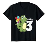Geburtstagsgeschenk für 3-Jährige, die auch beim Kindergeburtstag ein tolles Outfit mit einem Dino tragen möchten.