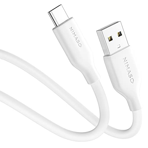 USB Type C ケーブル 2本セット / 2m / ブラック シリコン素材 ケーブルバンド付き】Type-C ケーブル USB Type-C to Type-C