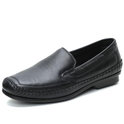 Sapato Mocassim Masculino Sapatilha Gasparini Em Couro 7000 (Preto, BR, Adulto, Numérico, 38)