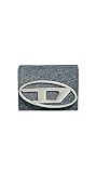 Diesel Women's 1DR Tri Fold Coin XS II Wallet, 420 - Medium Blue, One Size