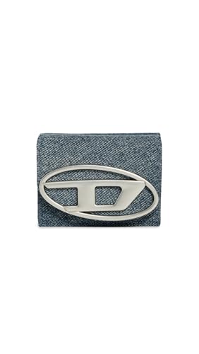 Diesel Women's 1DR Tri Fold Coin XS II Wallet, 420 - Medium Blue, One Size