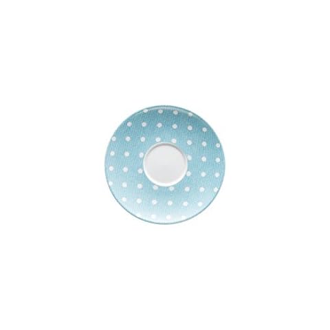 Hutschenreuther - Plato para café (porcelana, 12 x 12 x 1,5 cm), color turquesa Cover