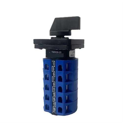 Interruptor giratorio de leva 25A 690V de 3 posiciones para cuadro eléctrico 4