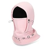 AYPOW Pasamontañas Balaclava Invierno Térmico Impermeable, Máscara de Esquí a Prueba De Viento Balaclava Forro Polar Cálido Calentador de Cuello, Capucha Gorro Hombre Mujer Deportes Aire Libre
