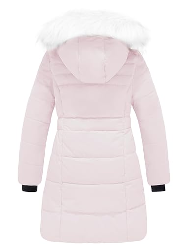 Image of ZSHOW Girls' Long Winter Coat Waterproof Warm Puffer Jacket Hooded Parka