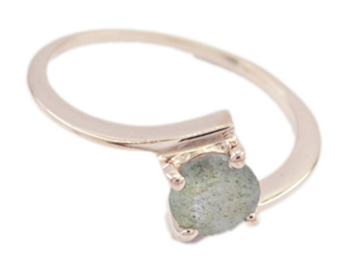 Bague Labradorite RIYO Argent 925 : sublimer vos tenues quotidiennes avec un bijou bohème