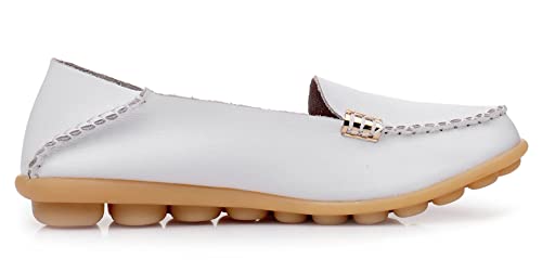 Image of VenusCelia Women's Natural Comfort 2 Walking Flat Loafer | Casual Shoes