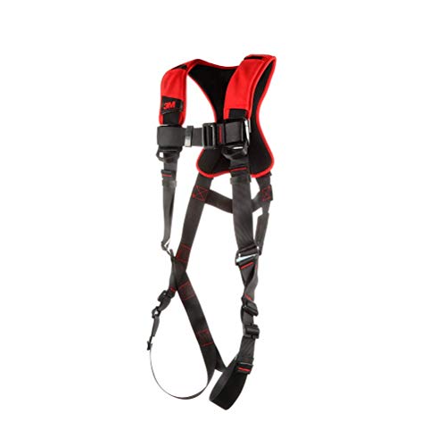 Image of 3M Protecta Comfort Vest-Style Harness 1161424, Black, Medium /Large, 1 Ea /Case