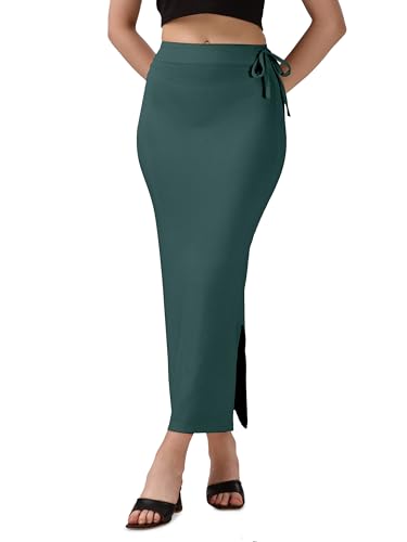 Image of Mehrang Microfiber Saree Shapewear Petticoat for Women, Cotton Blended Shape Wear Dress for Saree