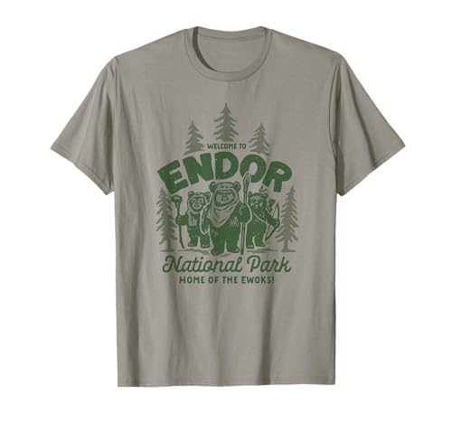 Star Wars Travel Vacation Endor National Park Ewoks T-Shirt