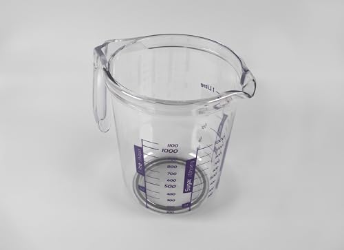 Jarra medidora acrílica 1100 ml con base antideslizante miniatura 3