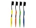 HOODDEAL 4Pcs Dental Care Bamboo Charcoal Nano Toothbrush Home Camping 1 Set