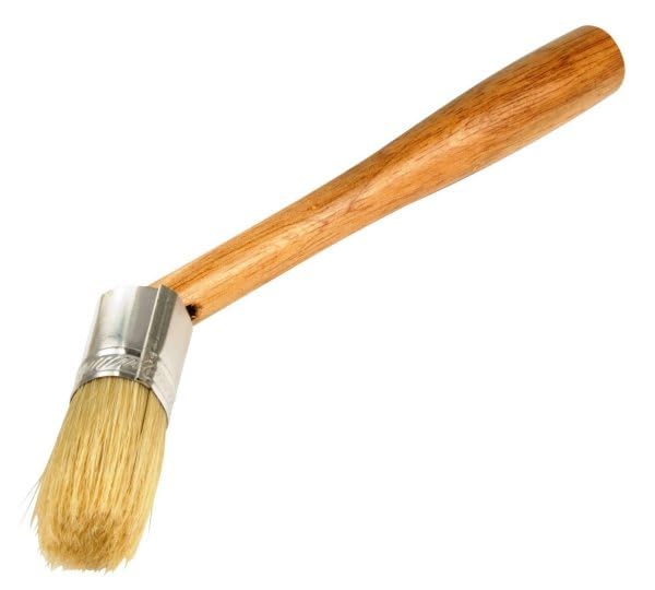 Image of Steelman Euro Lube Angled Applicator Brush with Stiff Bristles for Paste-Style Tire Mounting Lubricants, Angled to Fit Between The Tire Bead and Rim (Case of 6)