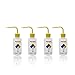 ULAB Safety Wash Bottles, 4pcs of Isopropanol Wide-Mouth Wash Bottles, LDPE Material, Vol.500ml, UWB1023