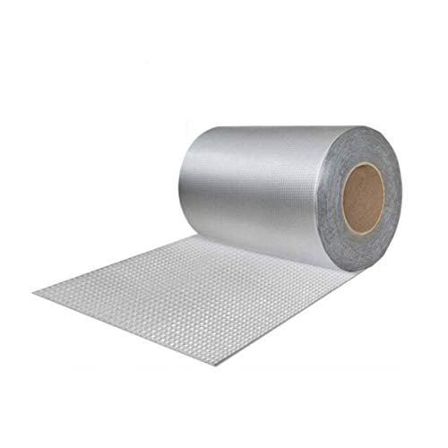 Qiyuezhuangshi01 Waterproof Tape, Room Roof Wall Crack Doors And Windows, Water Pipe, Bathroom Tile, Glass Color Steel Tile, Water Leakage Coil (20cm Wide * 5m Long),Strong seal