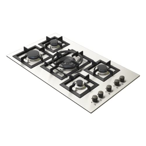 Kitchen Line 5 Gas Eye Steel Cooktop J5020