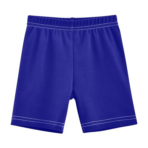 CHIFIGNO Navy Blue Bike Shorts Girls' Cartwheel Shorts Under Dress Dance Short Kids Clothes 4T