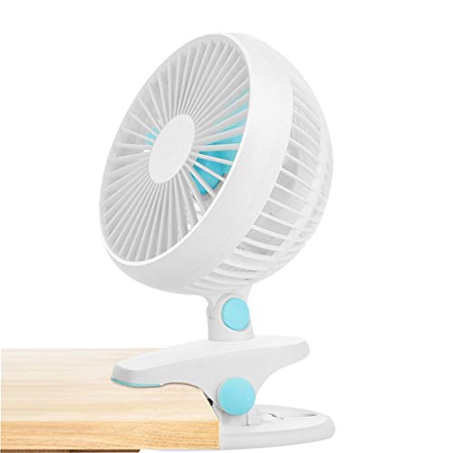 Mini ventilateur clip USB de bureau pour dortoir étudiant et lit