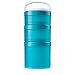 BlenderBottle ProStak Twist n’ Lock Storage Jars Expansion 3-Pak with Removable Handle, Teal