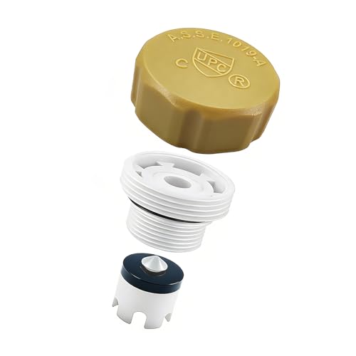 PILISPARK Anti-Siphon Industrial-control-valves Repair Kit ASSE 1019-A Vacuum Breaker Check Valve Replacement Kits with Decorative Cover Plastic Body Plunger and O-Ring 1 Pack