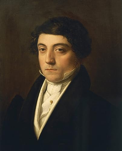 Affiches et Gravures Italie Milan - Portrait Rossini Vincenzo Camuccini Toile 60x90cm
