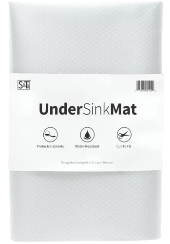 S&T INC. Under Sink Mat, Shelf Liner for Kitchen...
