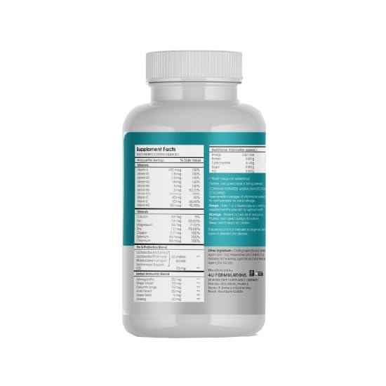 Image of Fish Oil Capsules and Multivitamin with 1000mg Omega 3 One Capsule Per Serving | Omega 3 Fish Oil liquid softgel Capsules for Men and women | 330 mg EPA, 220 mg DHA 60 Soft Gels (Pack of 2)