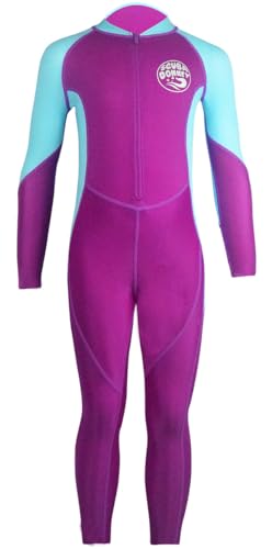 Youth Girls Boys One Piece Water Sports Sun Protection Rash Guard UPF 50+ Long Sleeves Full Suit Swimsuit Wetsuit