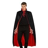 👻【Hochwertiger schwarz/roter Wendeumhang】: Der Halloween-Vampirumhang besteht aus weichem und fließendem Stoff, ist angenehm und weich zu tragen, hautfreundlich und atmungsaktiv. Der Vampirumhang ist beidseitig verwendbar.